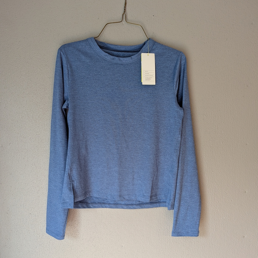 All in Motion Blue Long Sleeve Tee